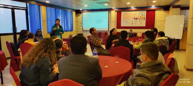 Session by Ms. Indu Tuladhar