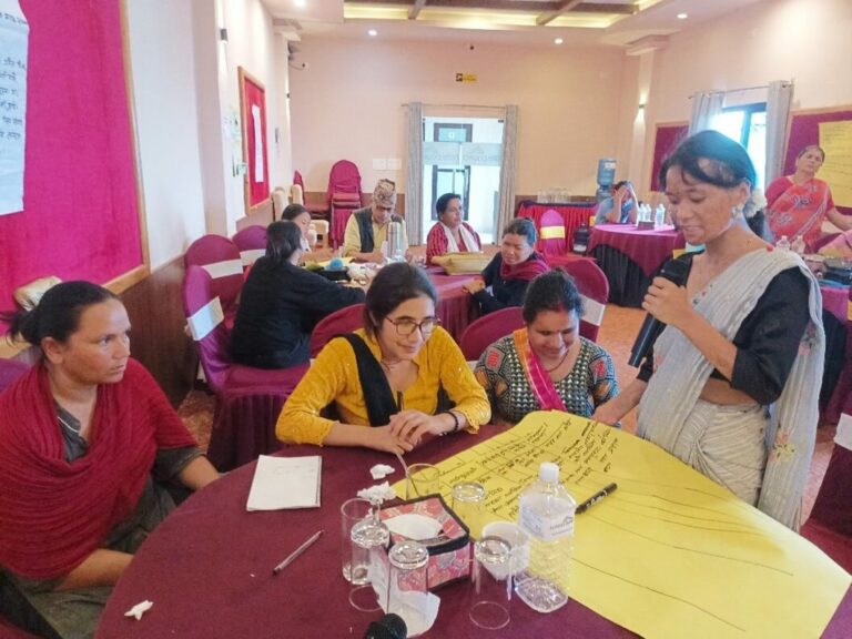 Participants involved in group work