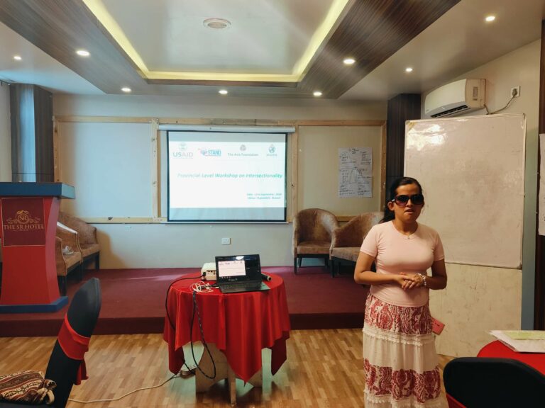 Ms. Laxmi Nepal facilitating the session