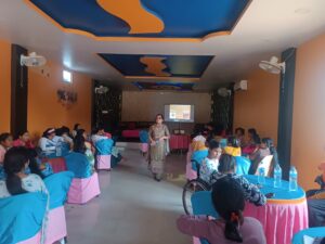 Ms. Laxmi Nepal facilitating the session