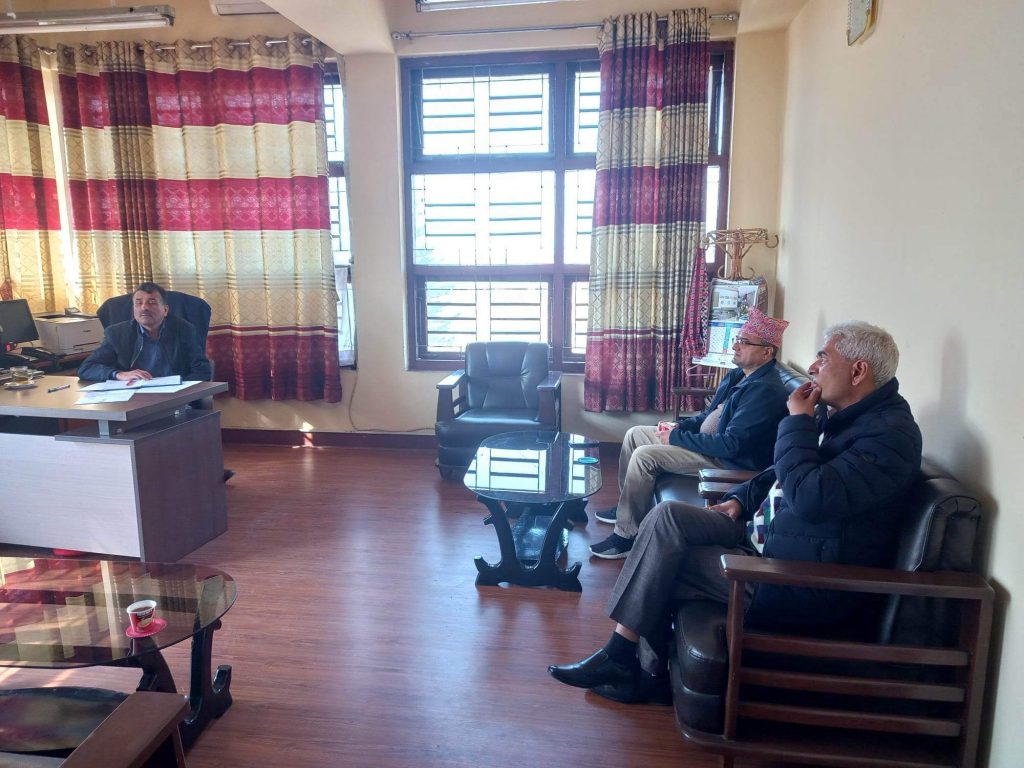 Advocacy with the Director of Training Development Department, Mr. Misterkant Mainali, Deputy Director Prakash Khanal and other respective authorities of CTEVT.