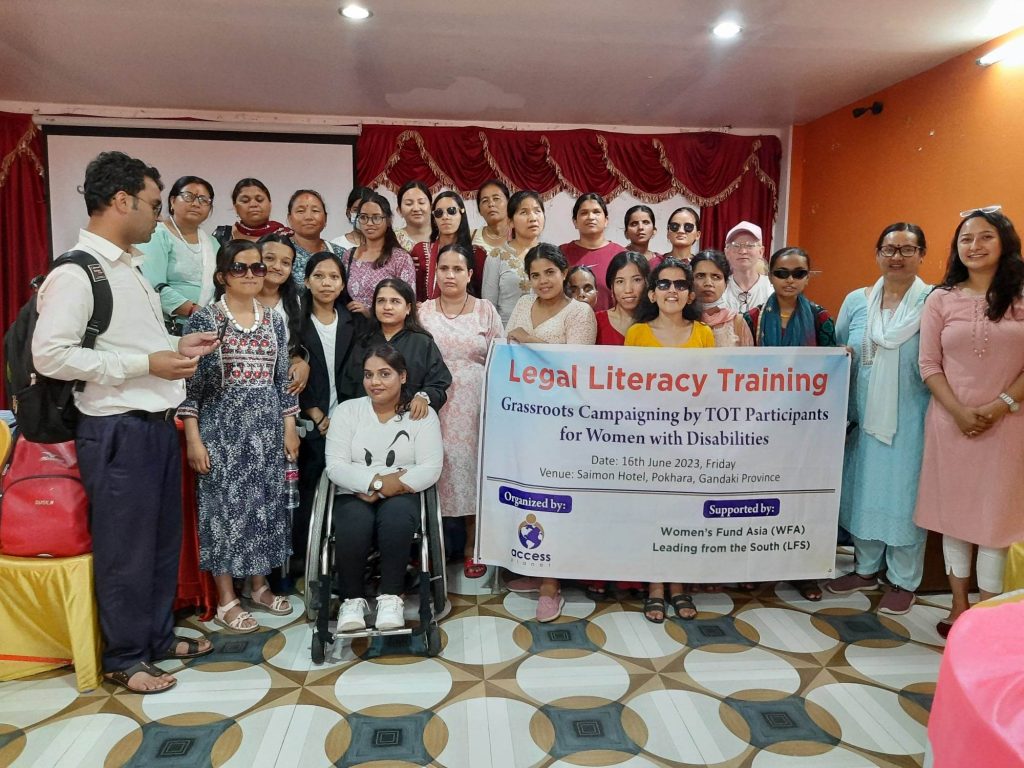 Group photo with trainers and participants of the training.