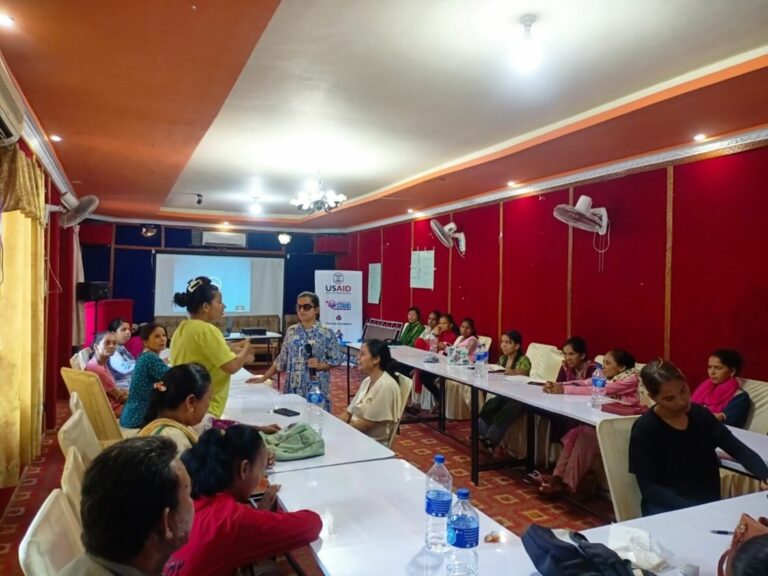 Session facilitation by Ms. Laxmi Nepal