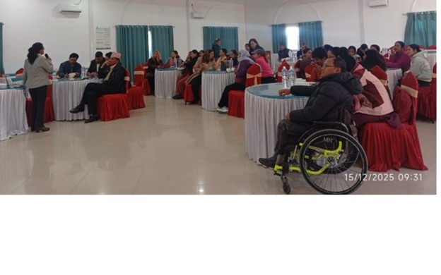 Ms. Laxmi Nepal's session on identifying gaps and possibilities for inclusive hiring of PWDs